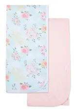 Little Me Rose Meadow Blankets (2 pack)