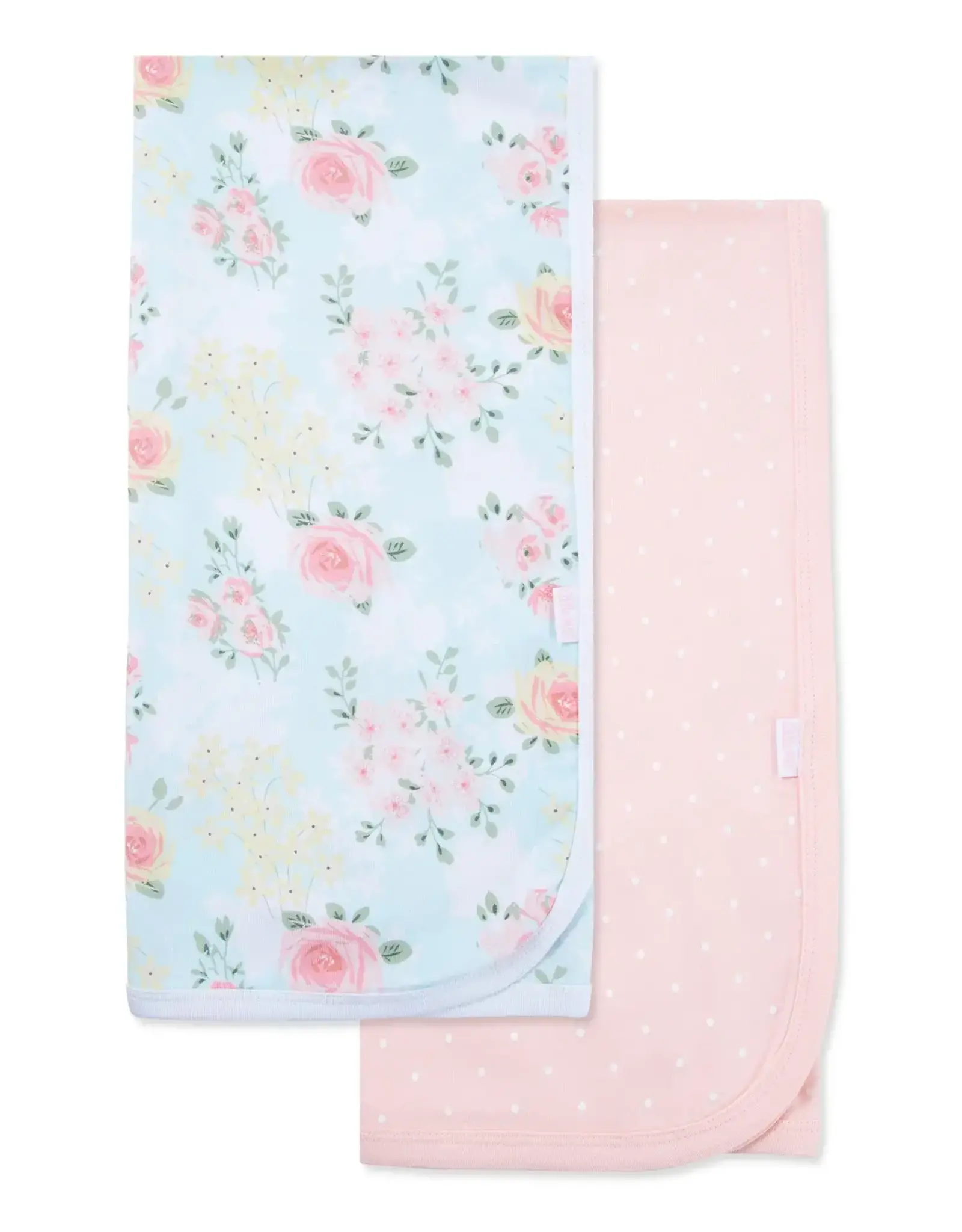 Little Me Rose Meadow Blankets (2 pack)