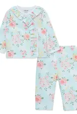 Little Me Rose Meadow Cardigan Set