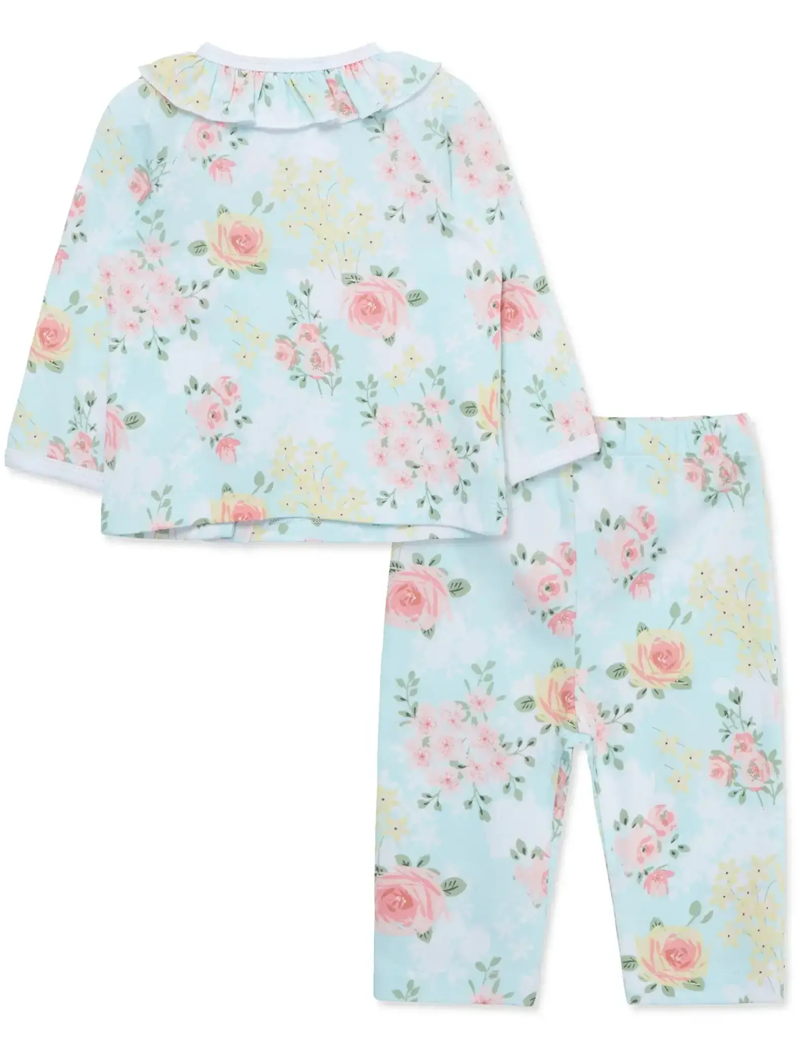 Little Me Rose Meadow Cardigan Set