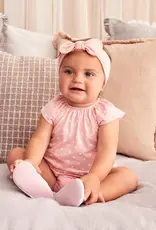 Little Me Rose Meadow Rompers (2pc)