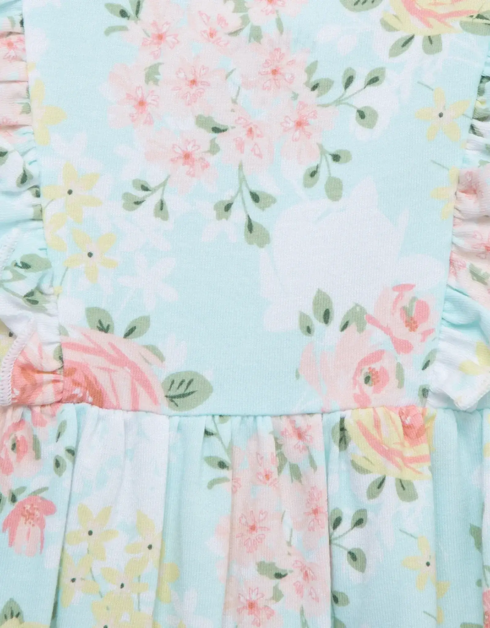 Little Me Rose Meadow Rompers (2pc)