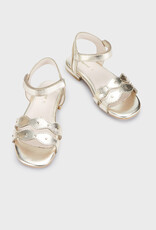 Mayoral Gold Leather Sandals