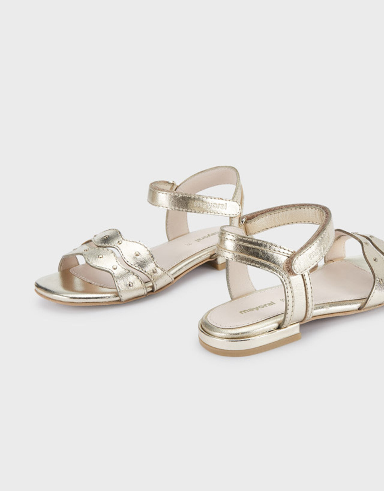 Mayoral Gold Leather Sandals