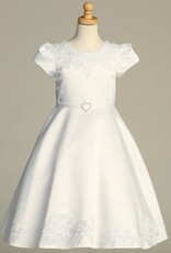 Lito Satin & Embroidered Lace Trim SP736