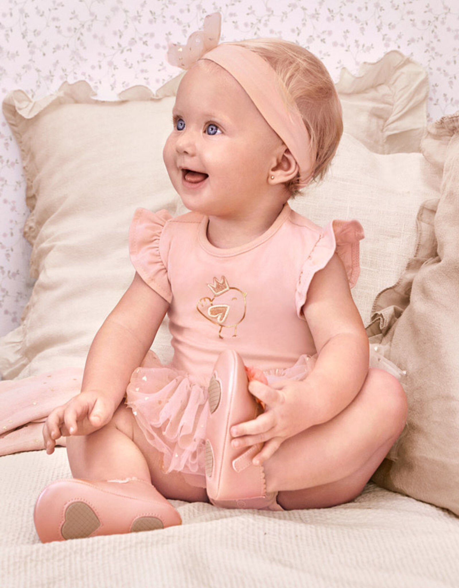 Mayoral Birdie Queen Tutu Bodysuit w/ Headband