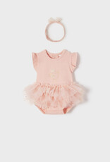 Mayoral Birdie Queen Tutu Bodysuit w/ Headband