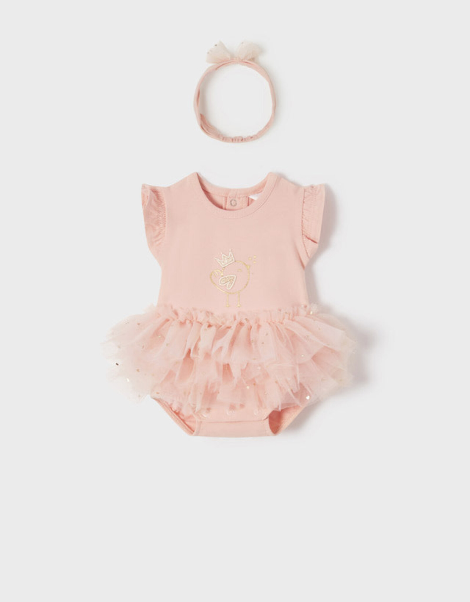 Mayoral Birdie Queen Tutu Bodysuit w/ Headband