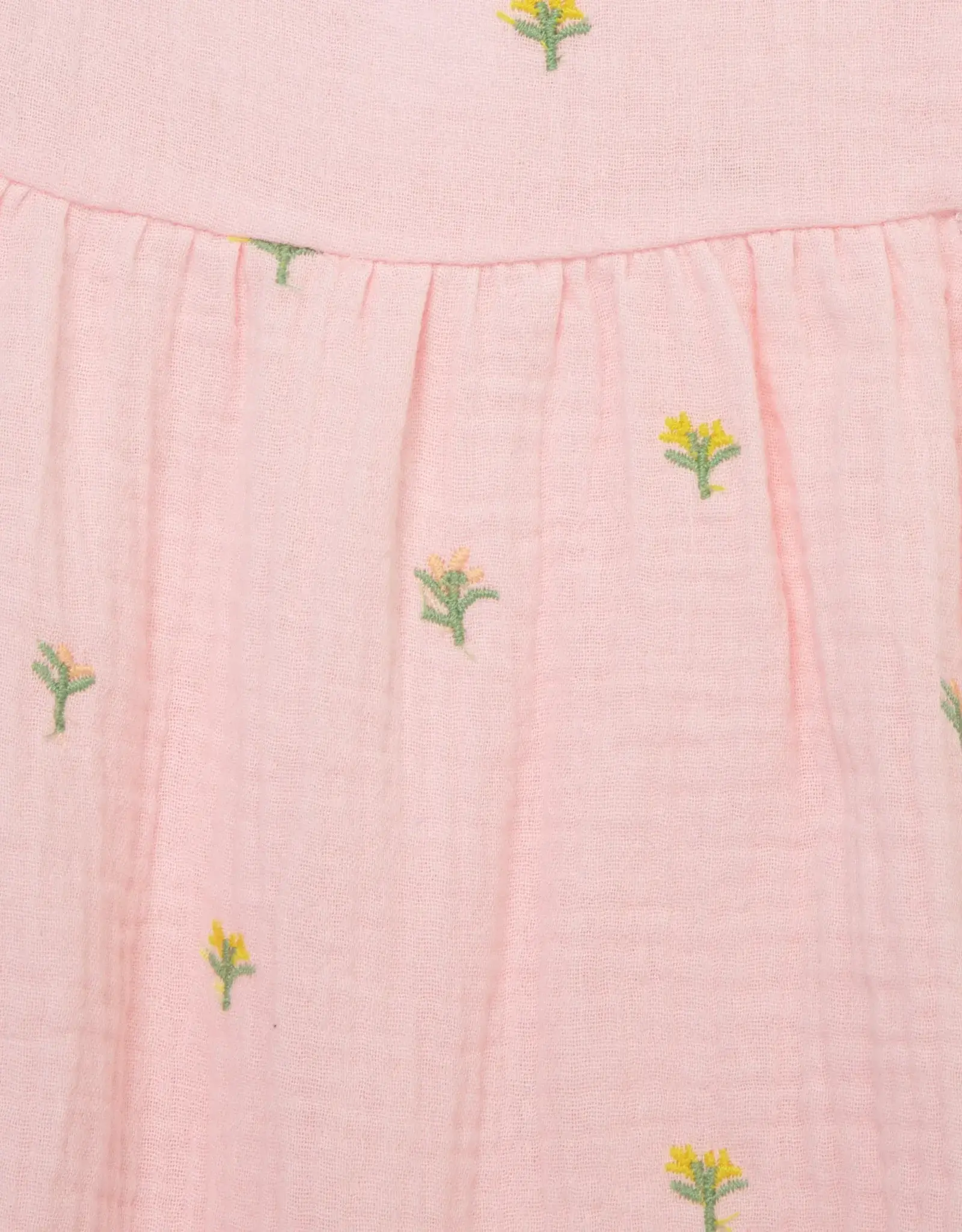 Little Me Floral Gauze Romper & Headband Set