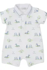 Kissy Kissy Blue Fairway Fore! Short Playsuit