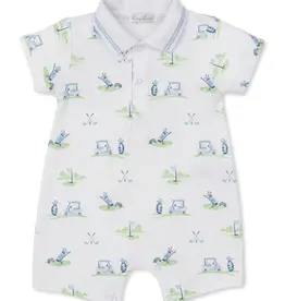 Kissy Kissy Blue Fairway Fore! Short Playsuit