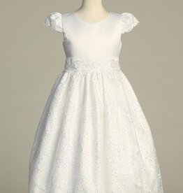 Lito Satin&Embroidered Tulle w/Sequins SP213