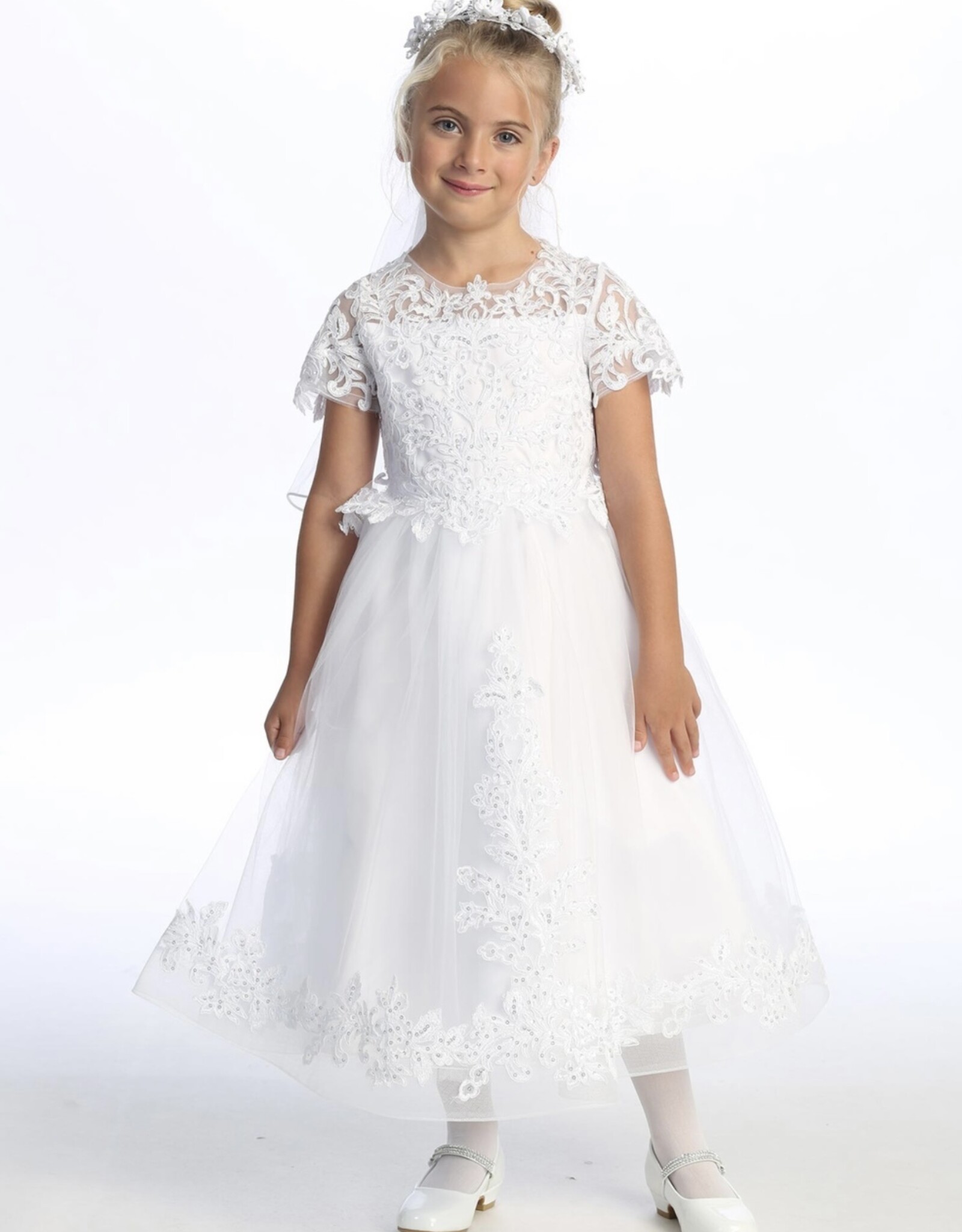 Lito Corded Embroidered Tulle w/Sequins SP731