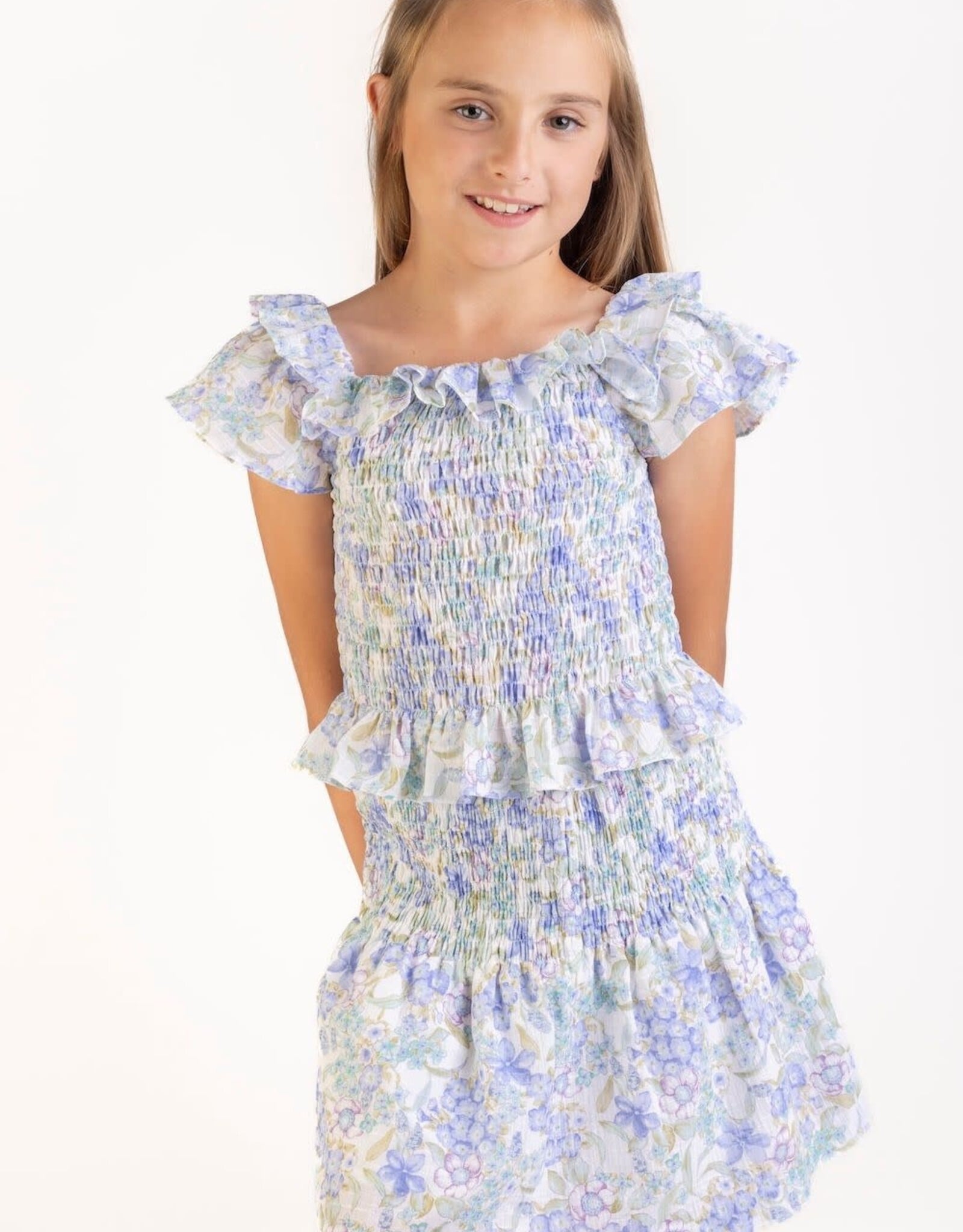 The Carla Shirred Set