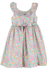Casero Fuchsia Wildflowers Smock Dress
