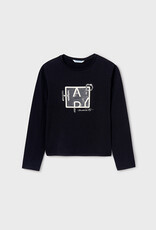Mayoral "Happy Moments" Black Long Sleeve