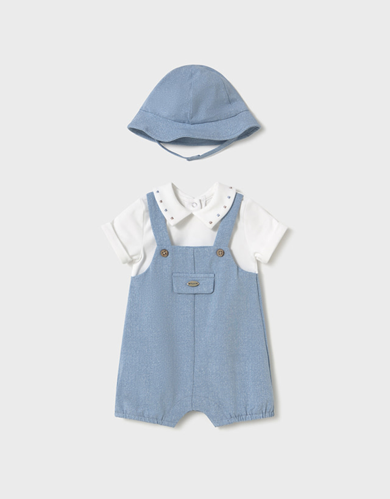 Mayoral Riviera Dungaree with hat