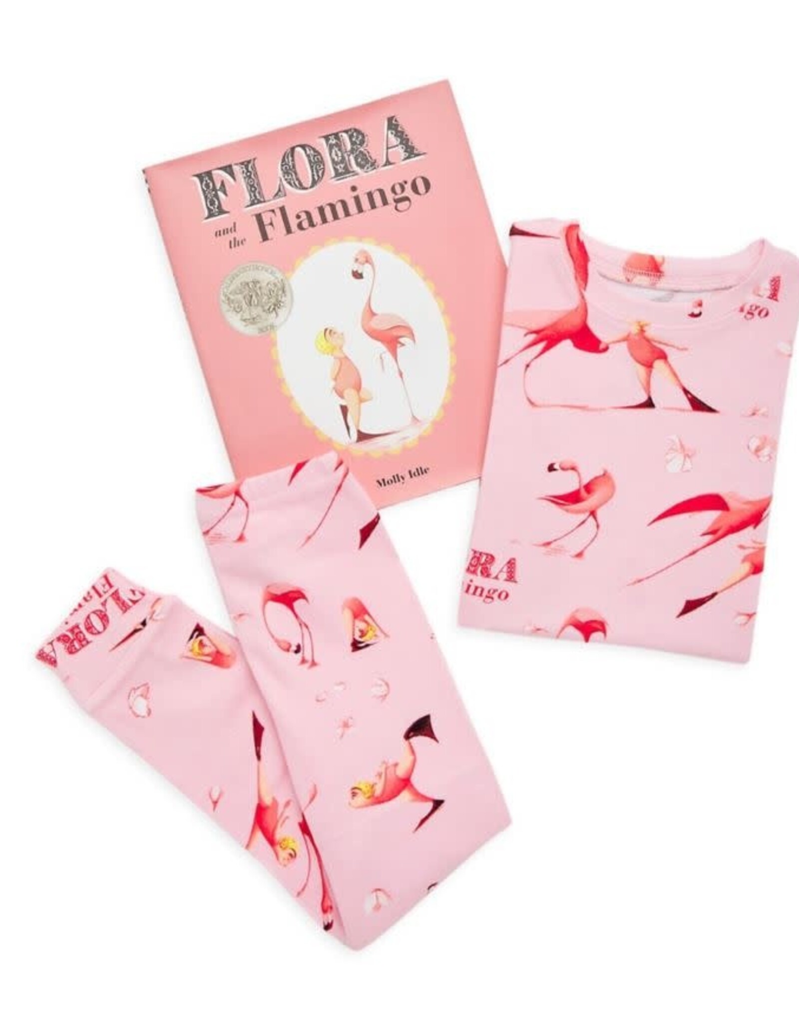Books to Bed Flora and the Flamingo Book & PJ Set