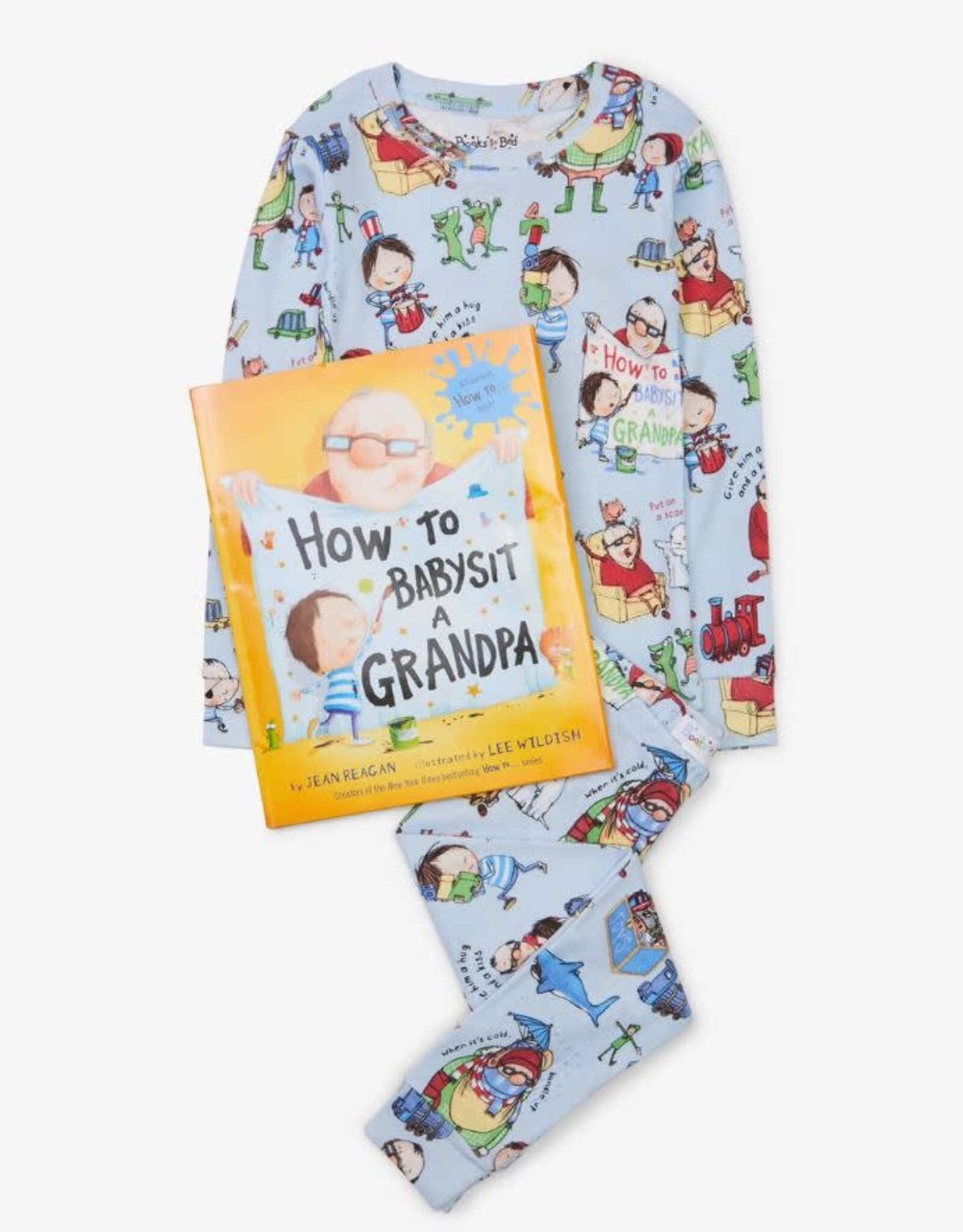 Books to Bed How to Babysit a Grandpa Book & PJ Set