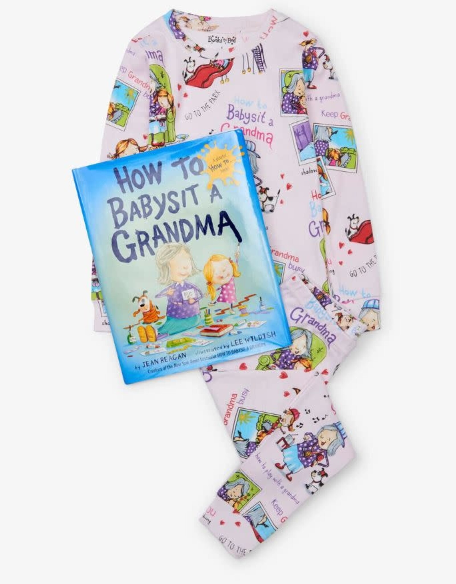 Books to Bed How to Babysit a Grandma Book & PJ Set