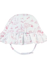 Baby Club Chic Pink Toile Bunnies Sun Hat