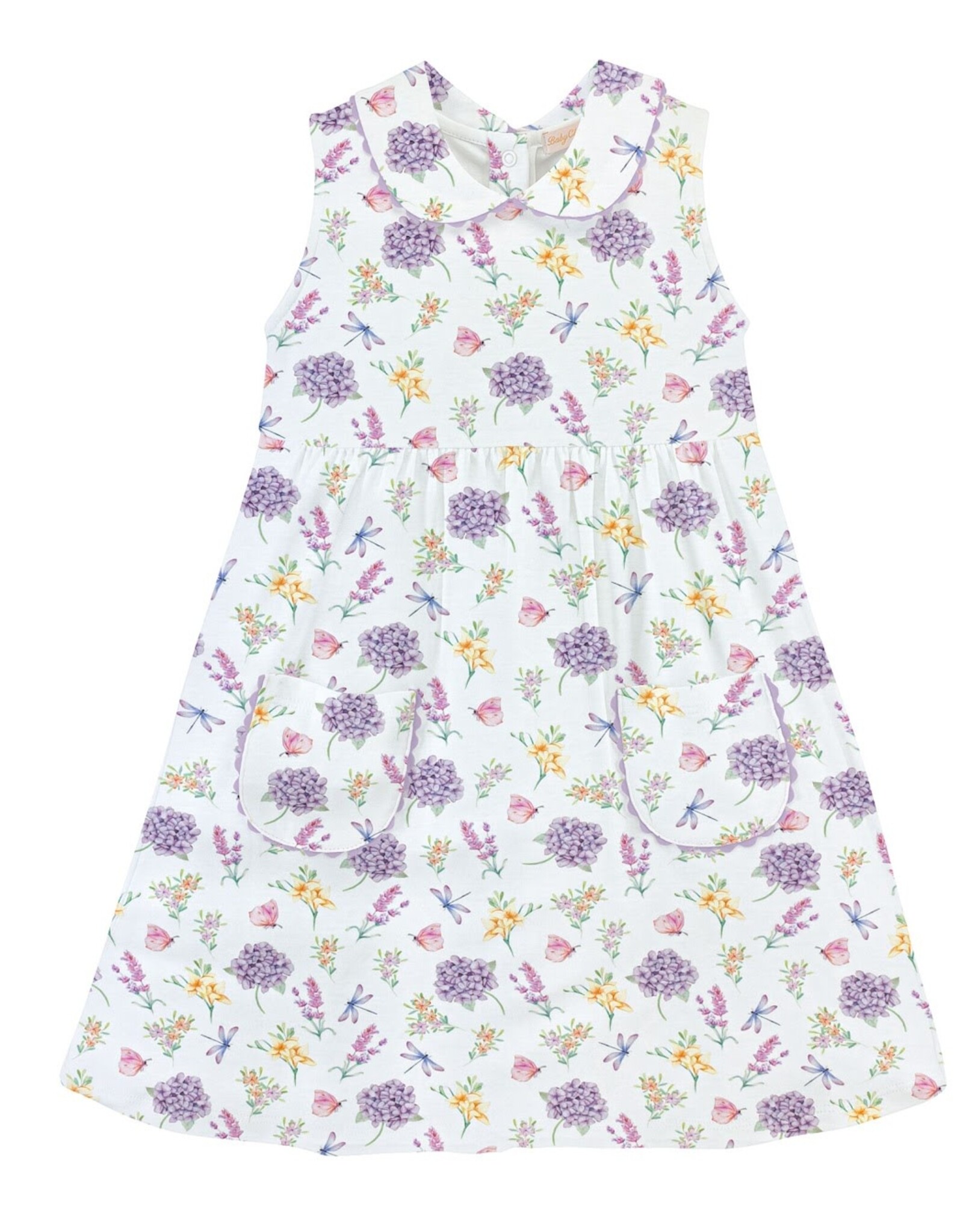 Baby Club Chic Butterfly Garden Dress w/Collar