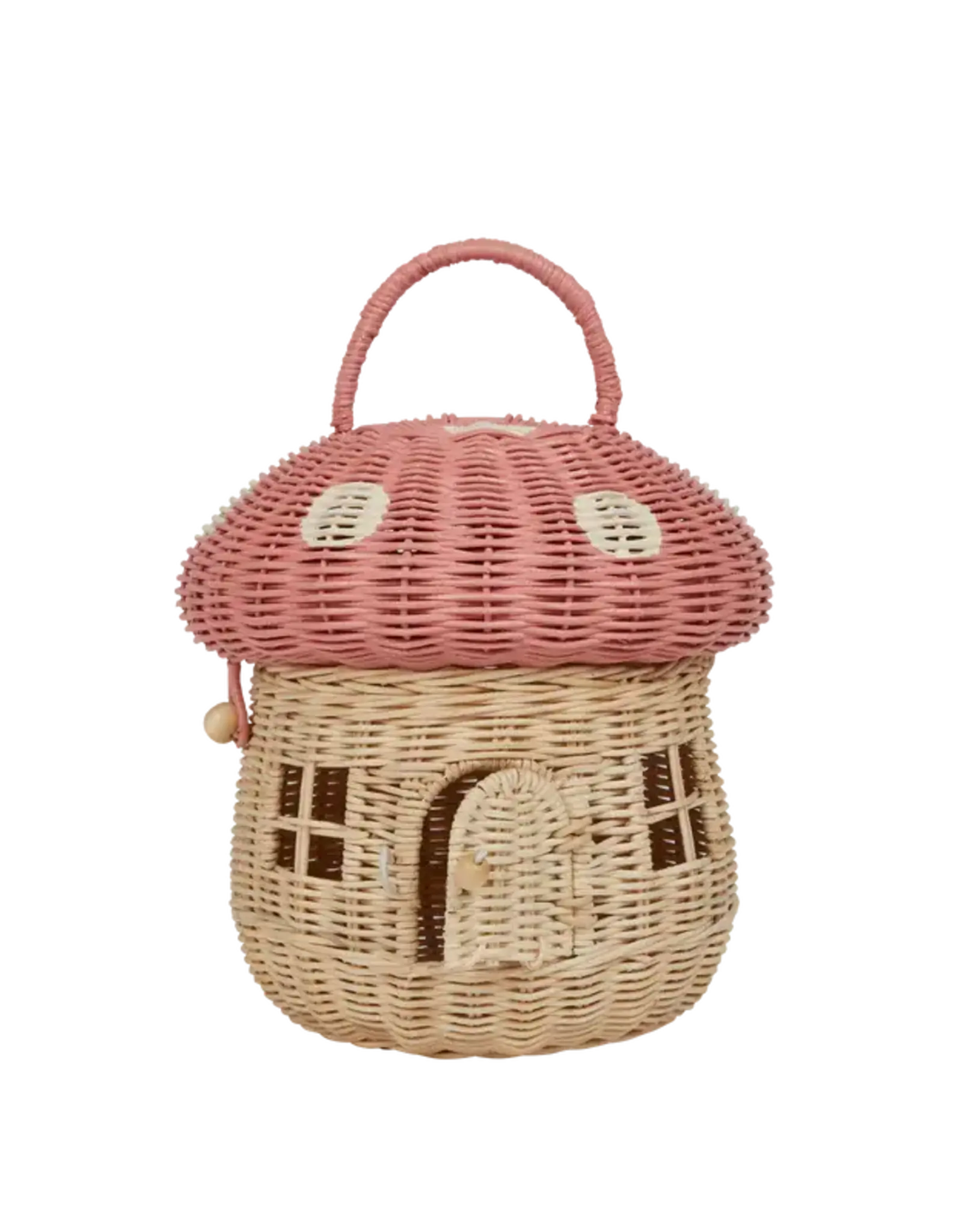 Olli Ella Rattan Mushroom Basket