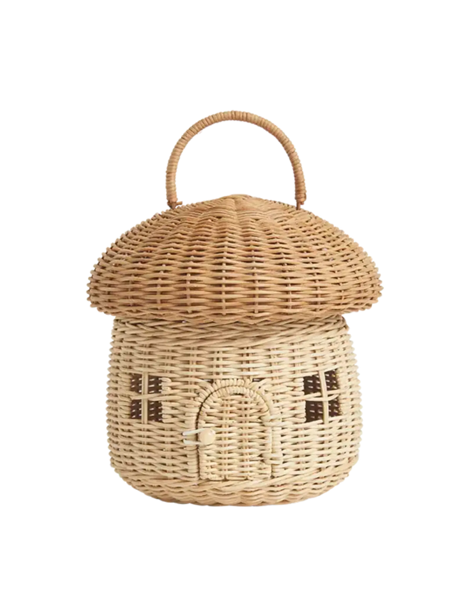 Olli Ella Rattan Mushroom Basket