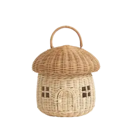 Olli Ella Rattan Mushroom Basket