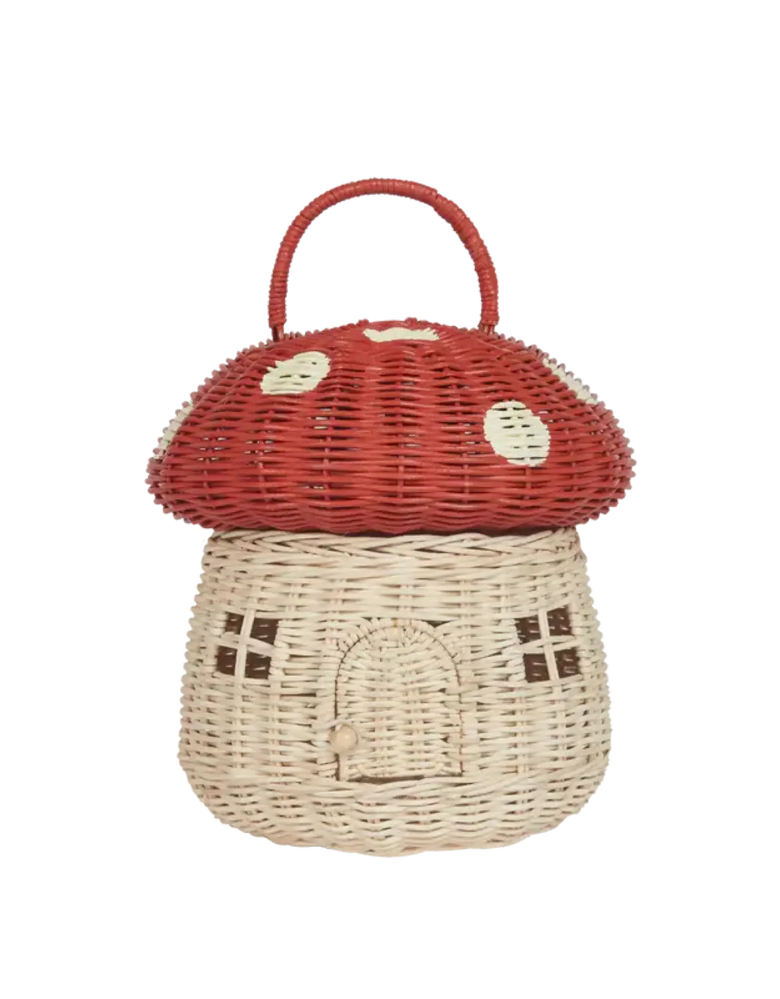 Olli Ella Rattan Mushroom Basket