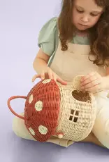 Olli Ella Rattan Mushroom Basket