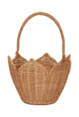 Olli Ella Poinsettia Carry Basket