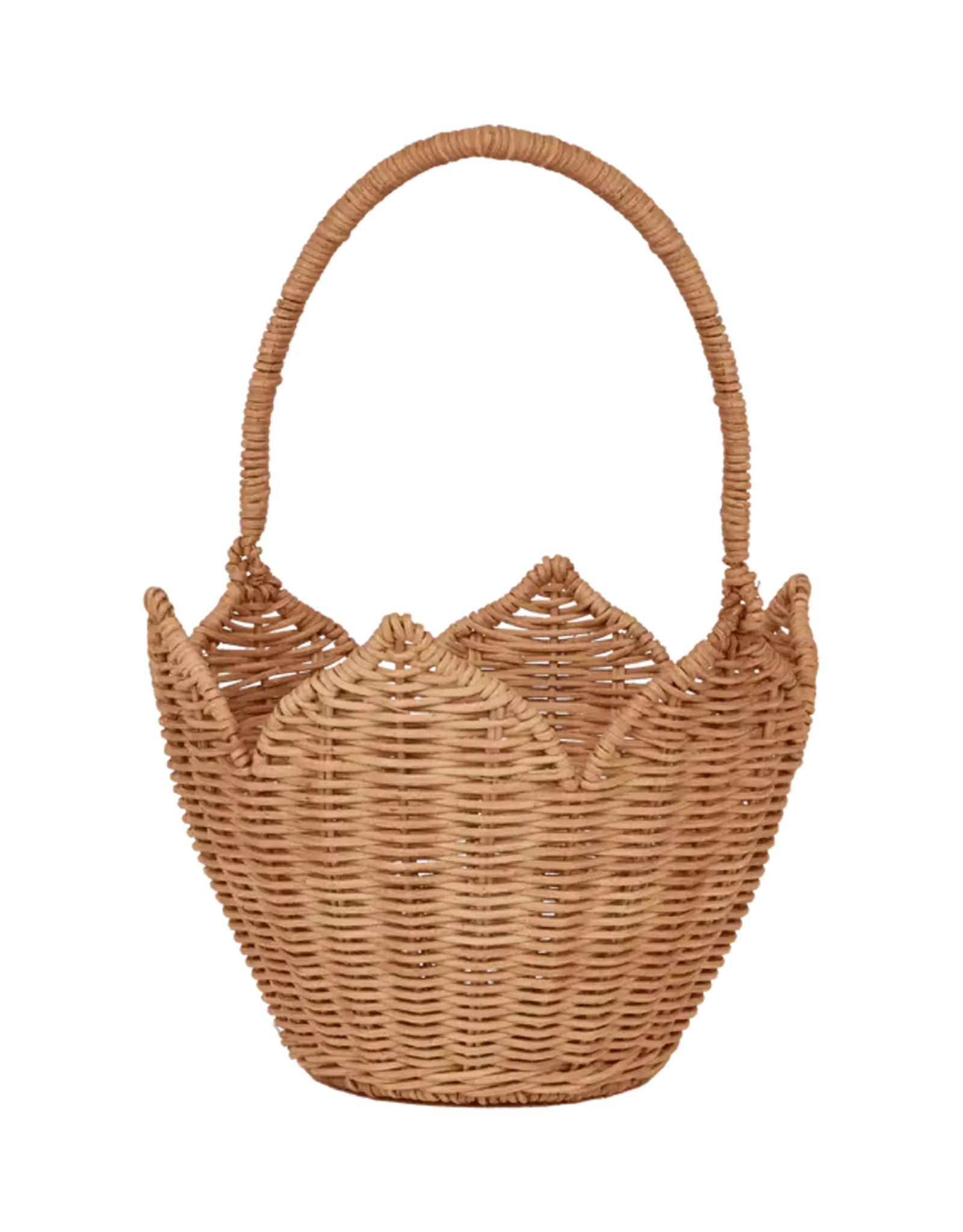 Olli Ella Poinsettia Carry Basket