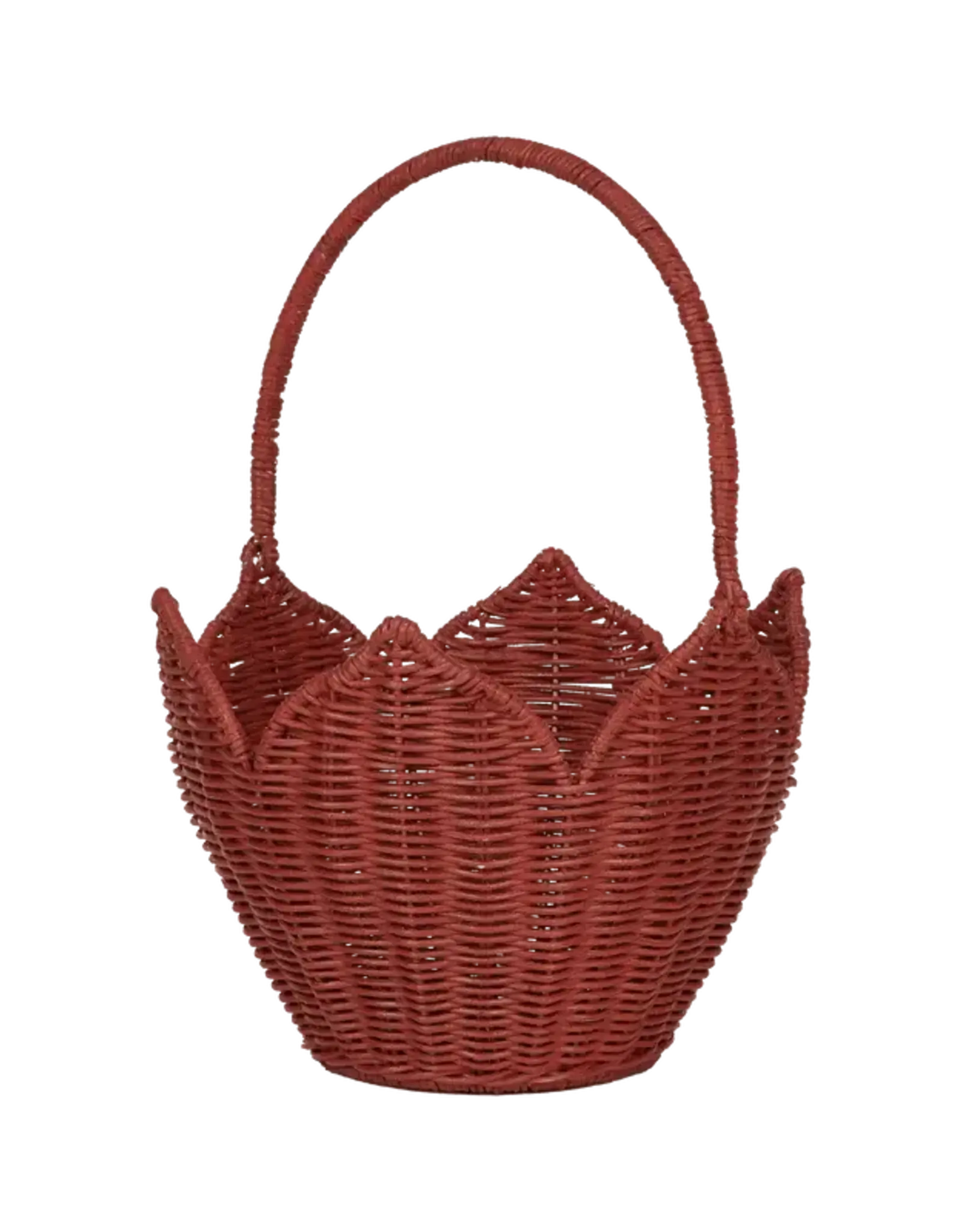Olli Ella Poinsettia Carry Basket