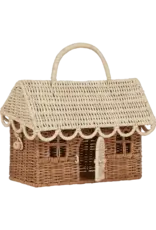 Olli Ella Rattan Gingerbread Casa Clutch