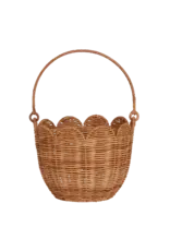 Olli Ella Rattan Tulip Carry Basket