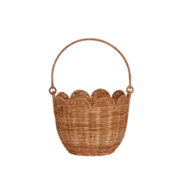 Olli Ella Rattan Tulip Carry Basket