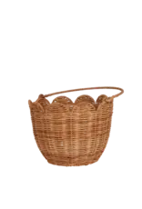 Olli Ella Rattan Tulip Carry Basket
