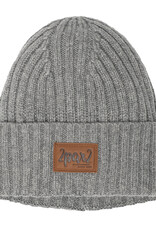 Deux Par Deux Grey Mix Knitted DPD Hat
