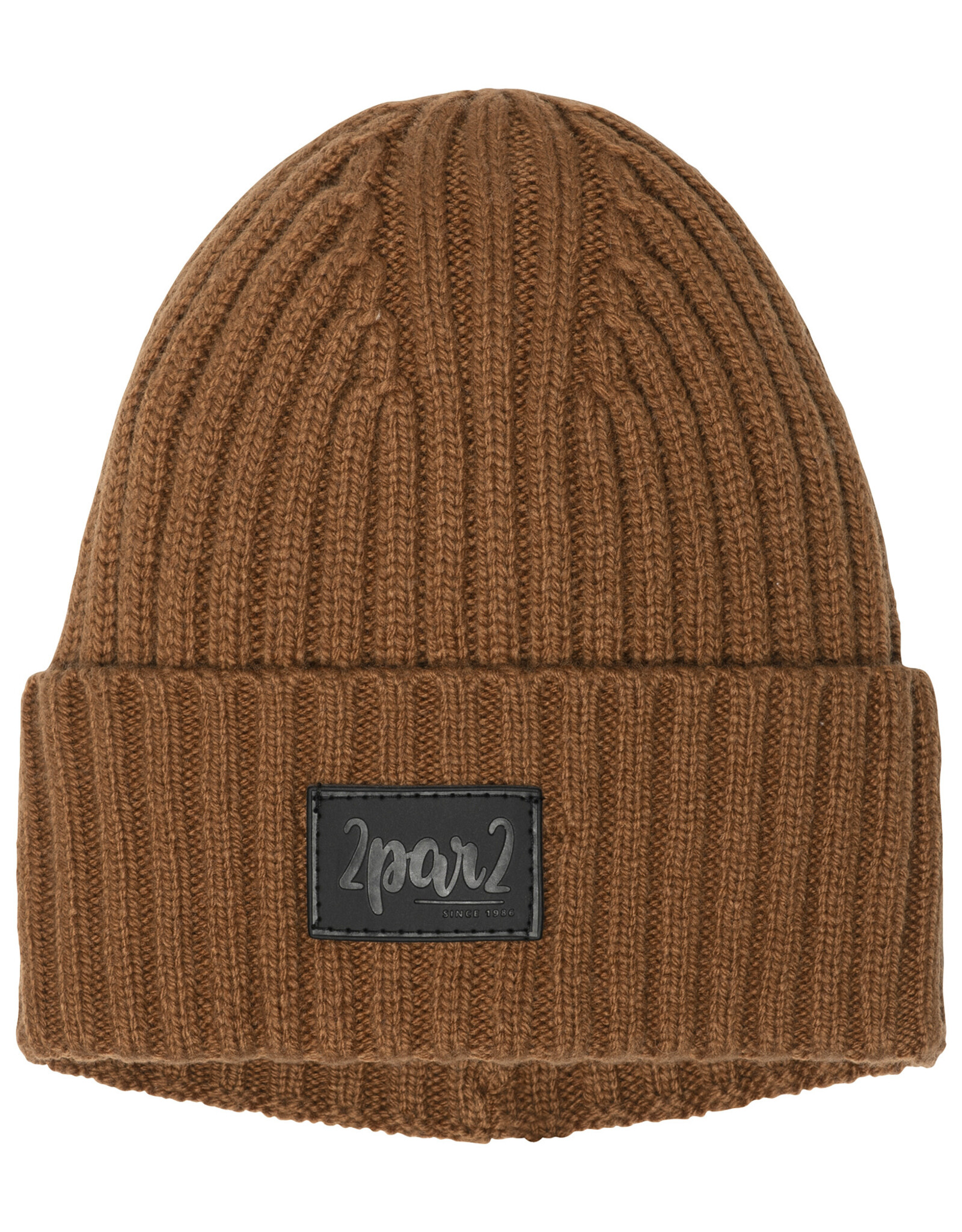 Deux Par Deux Mocha Bisque Knitted Hat