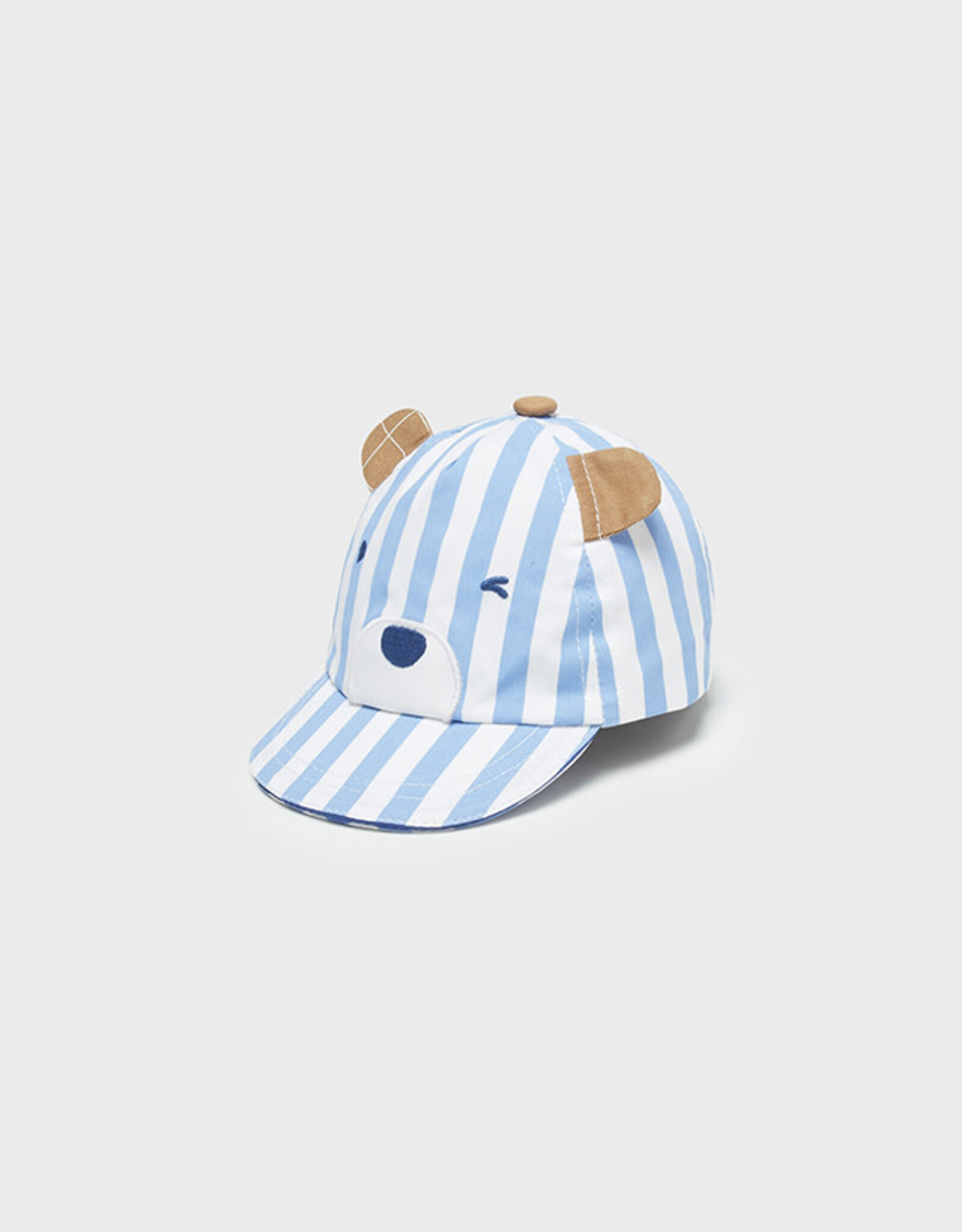 Mayoral Dream Blue Stripe Hat with Ears