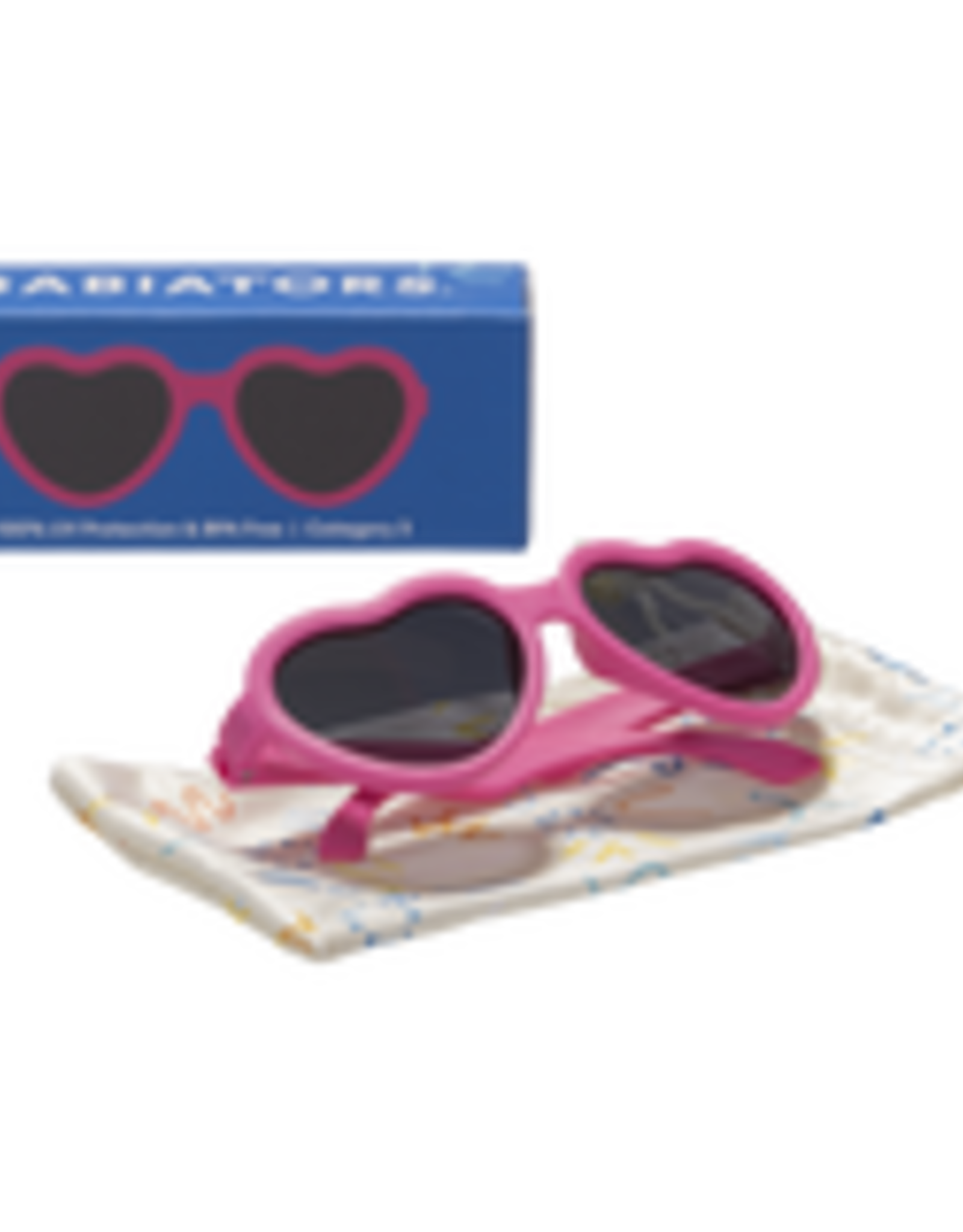 Babiators Original Hearts: Paparazzi Pink with Smoke Lens