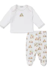 Kissy Kissy Honeybear 2pc Footed Pant Set