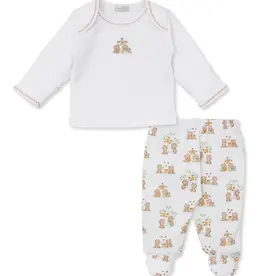 Kissy Kissy Honeybear 2pc Footed Pant Set