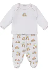 Kissy Kissy Honeybear 2pc Footed Pant Set