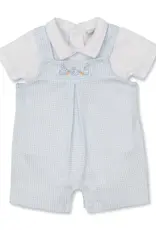 Kissy Kissy Baby Bunny Patch Short Overall Set