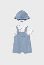 Mayoral Riviera Dungaree with hat
