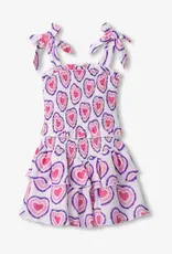 Hatley Glowing Hearts Smocked Angel Dress