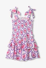 Hatley Glowing Hearts Smocked Angel Dress