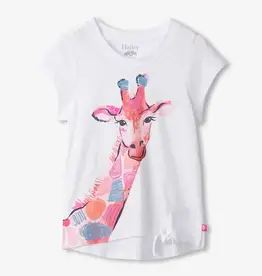 Hatley Happy Giraffe Tie Front Tee